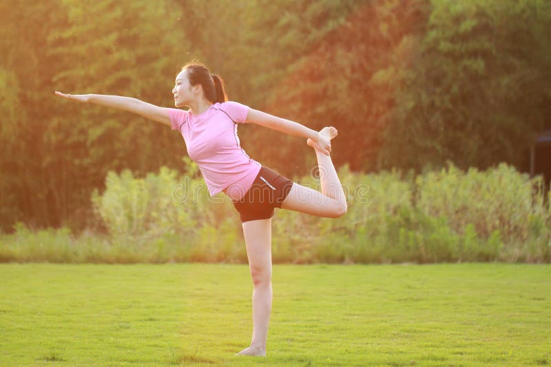 Fitness Asian Chinese woman do yoga royalty free stock photos Fitness Asian Chinese woman do yoga royalty free stock photos